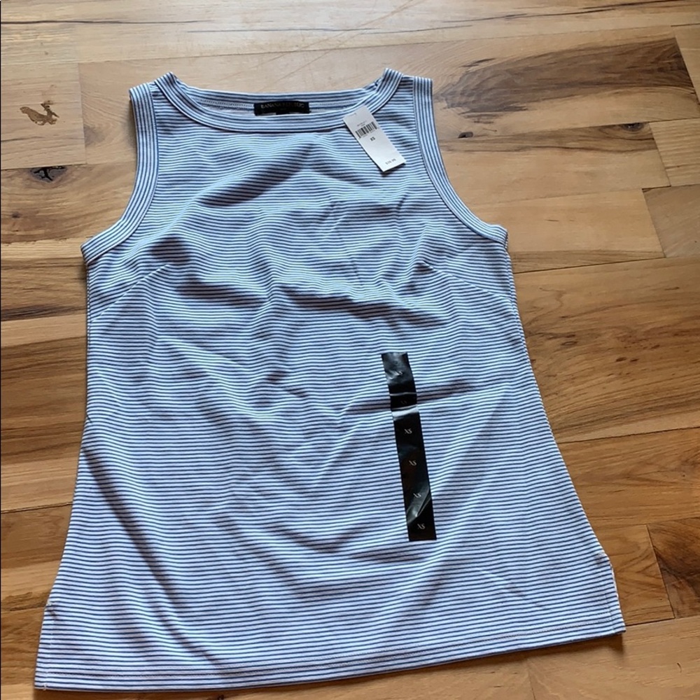 Banana Republic - Size XS Blue Striped Tanktop